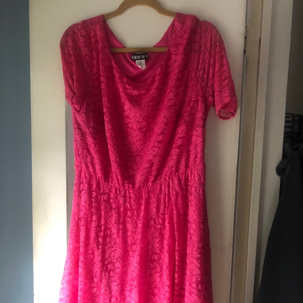 Pink Lace Dress